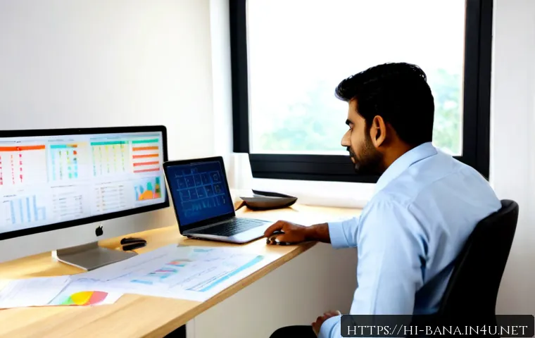 비즈니스 애널리스트 실기 시험 준비 - Photorealistic Indian business analyst candidate preparing for a practical certification exam at a c...